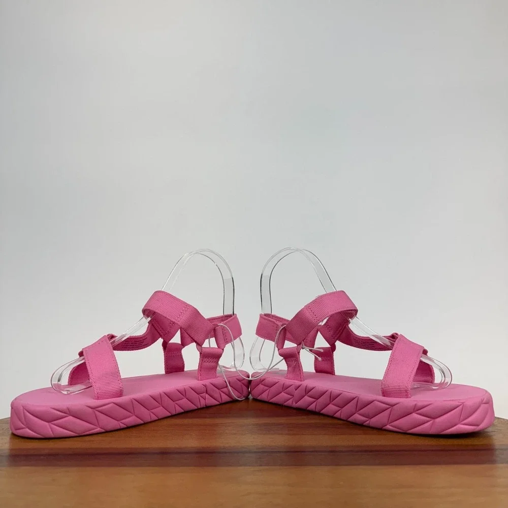 New Big Kids Dolce Vita Zaidey Platform Comfort Pink Sandals‎ Size 3 Y